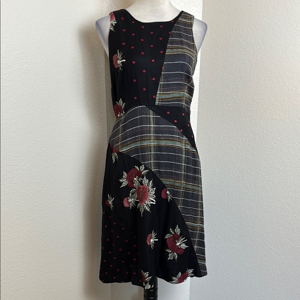 Anthropologie X Mauve Patterned Bliss Dress Size 6 NWOT - Picture 3 of 10